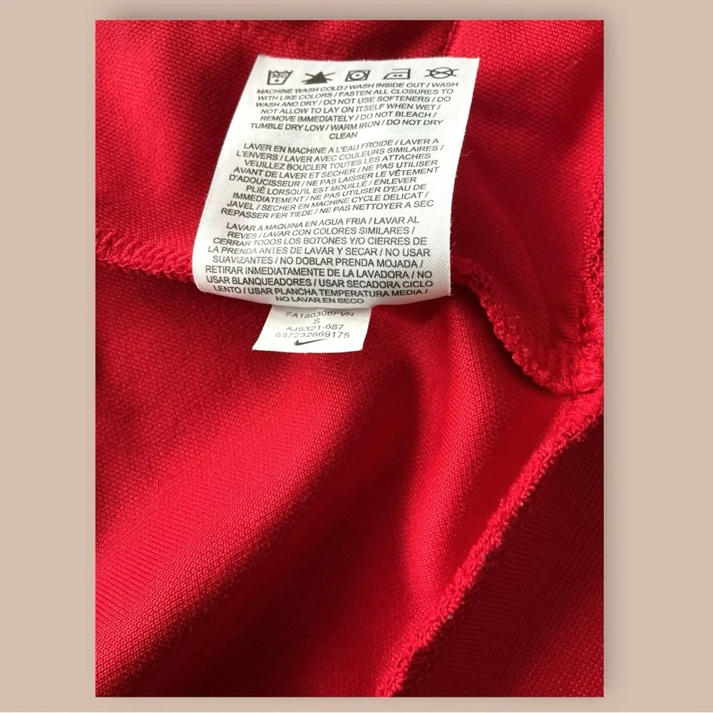 Nike NSW Air Polyknit Track Jacket AJ5321 Gym Red Black‎ White Men’s S